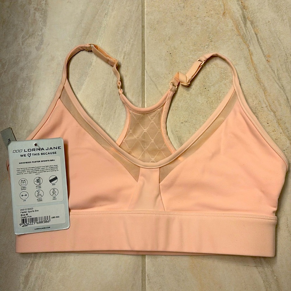 Lorna Jane (LJ Excel Size M) Faster Sports Bra